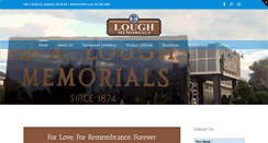 Desktop Screenshot of loughmemorials.com