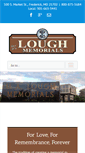 Mobile Screenshot of loughmemorials.com